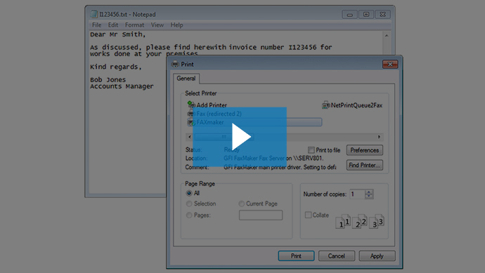 09 - Fax printer drivers for secure faxing